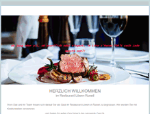 Tablet Screenshot of loewen-ruswil.ch